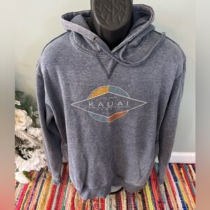 NEW Kauai Hawaii 1959 Hooded Sweatshirt Surf Sunset Dukes Aloha Islands Medium